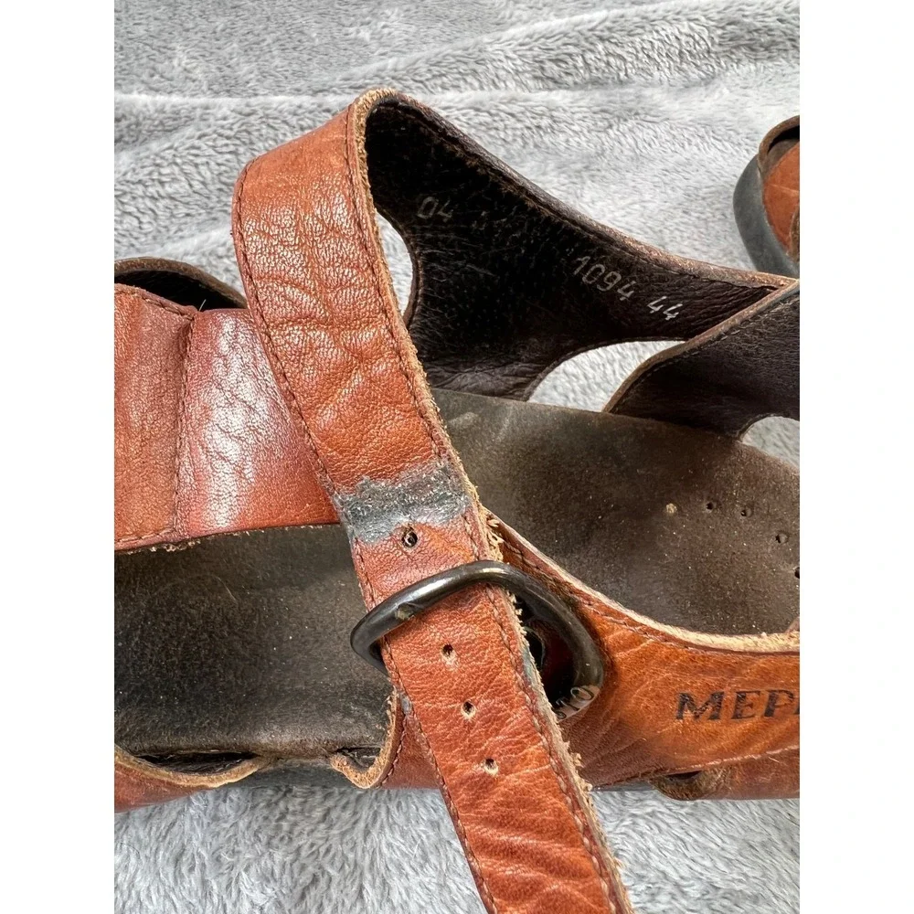 Mephisto Sam Fisherman Sandals Mens EU 44 US 10 Leather Comfort Walking Shoes